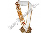Masonic Regalia Hands Embroidery Bullion Wire Sash